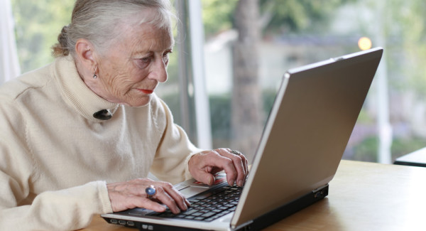 Woman on laptop